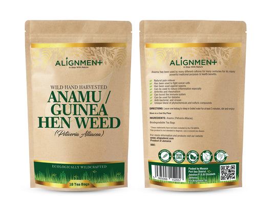 WILD HAND HARVESTED ANAMU/ GUINEA HEN WEED (Petiveria Alliacea)